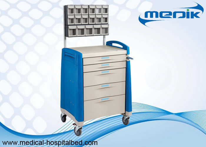 ABS Material Five Drawers Anesthesia Cart