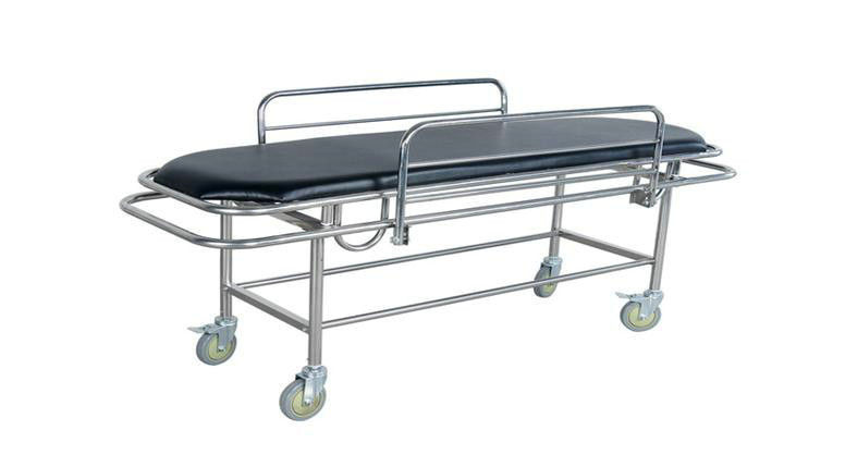 Stainless Steel  Patient Transfer Trolley For Handicapped Medical Furniture